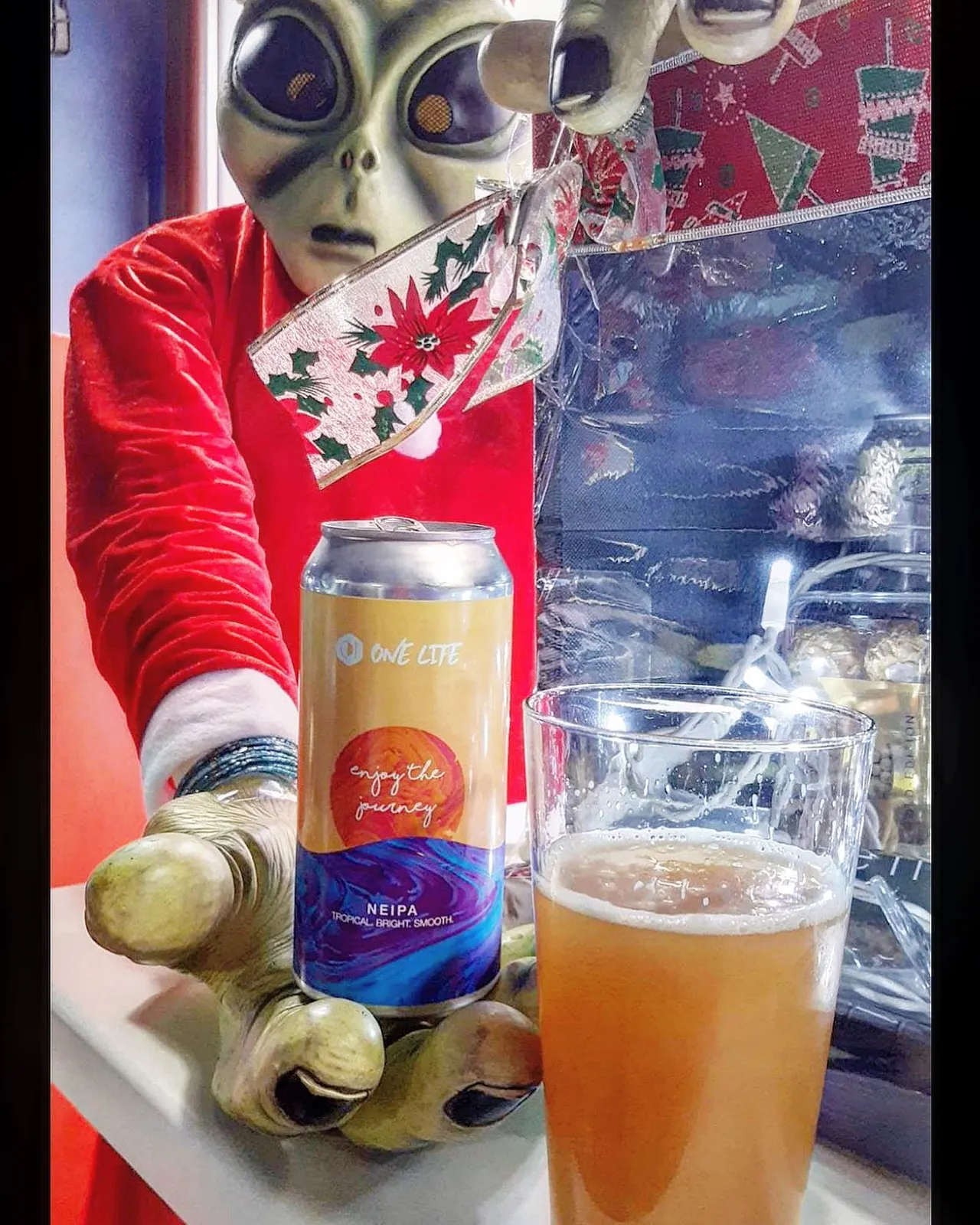 Archive photograph of the Enjoy The Journey NEIPA can reveal · 2019